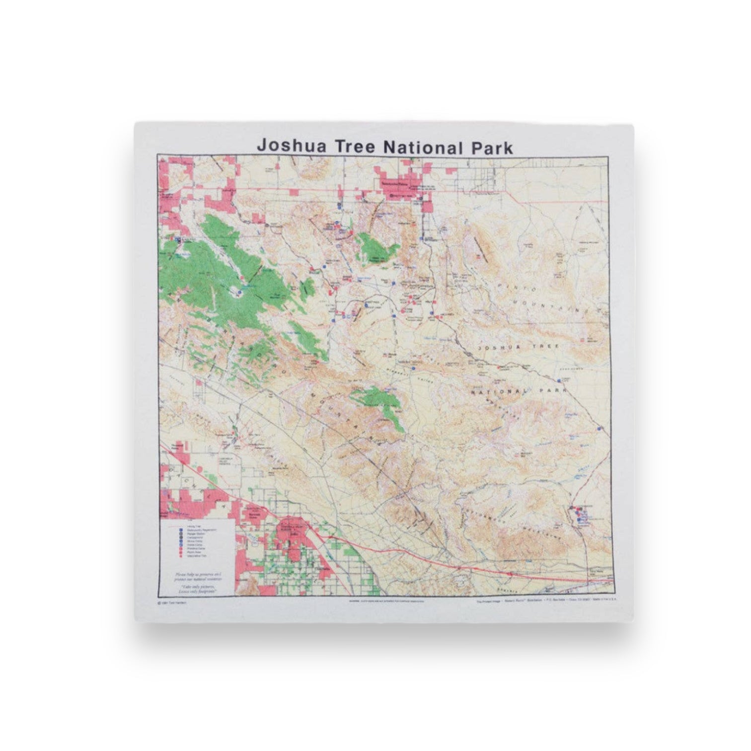 National Park & Forest Map Bandanas – 25 Options - Wander Together Outfitters
