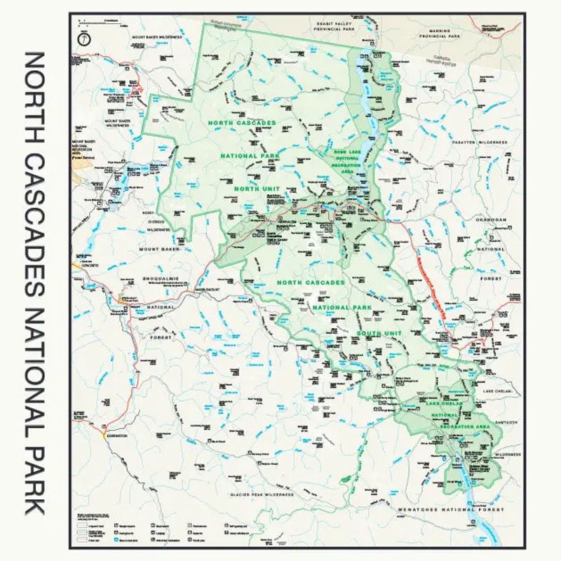 National Park & Forest Map Bandanas – 25 Options - Wander Together Outfitters