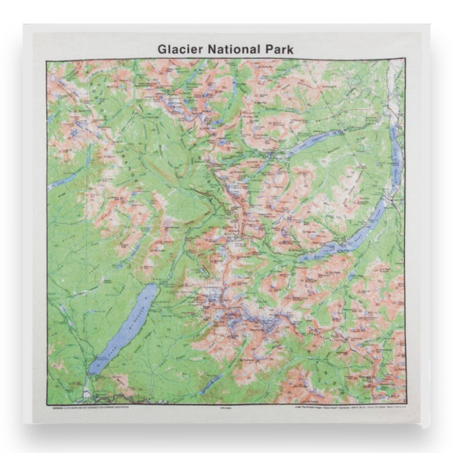 National Park & Forest Map Bandanas – 25 Options - Wander Together Outfitters