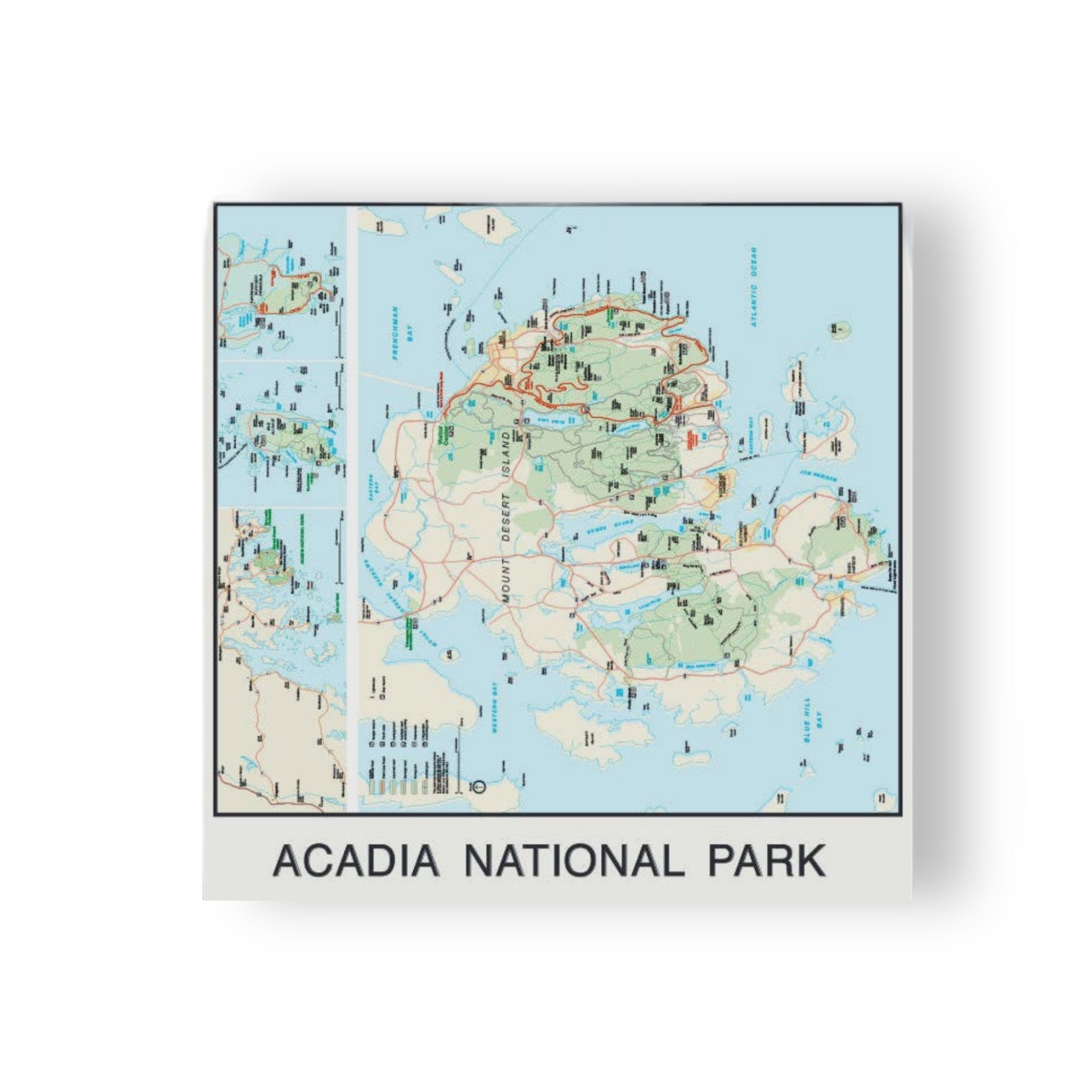 National Park & Forest Map Bandanas – 25 Options - Wander Together Outfitters