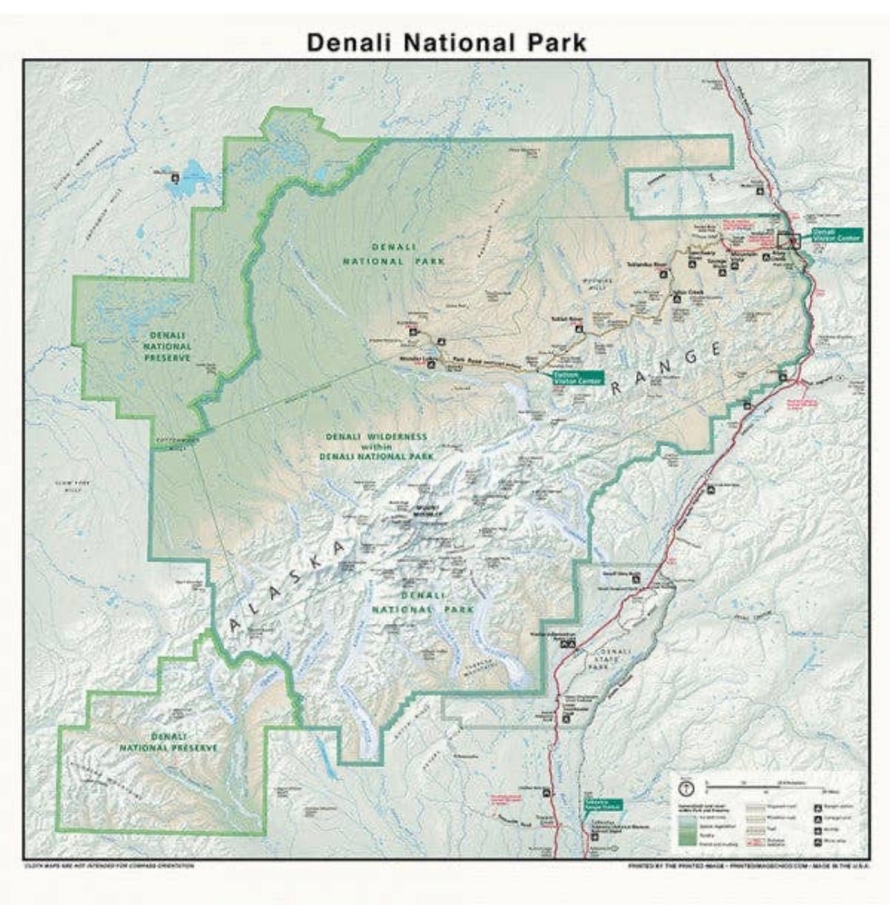 National Park & Forest Map Bandanas – 25 Options - Wander Together Outfitters