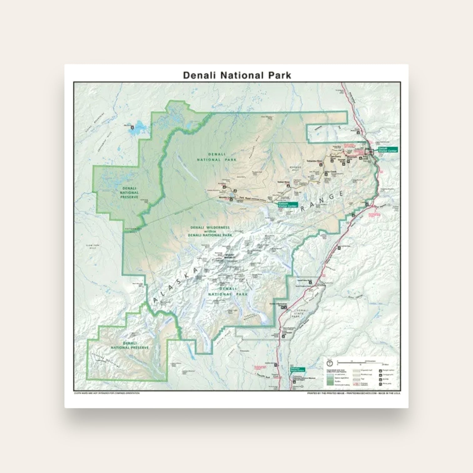 National Park & Forest Map Bandanas – 25 Options - Wander Together Outfitters