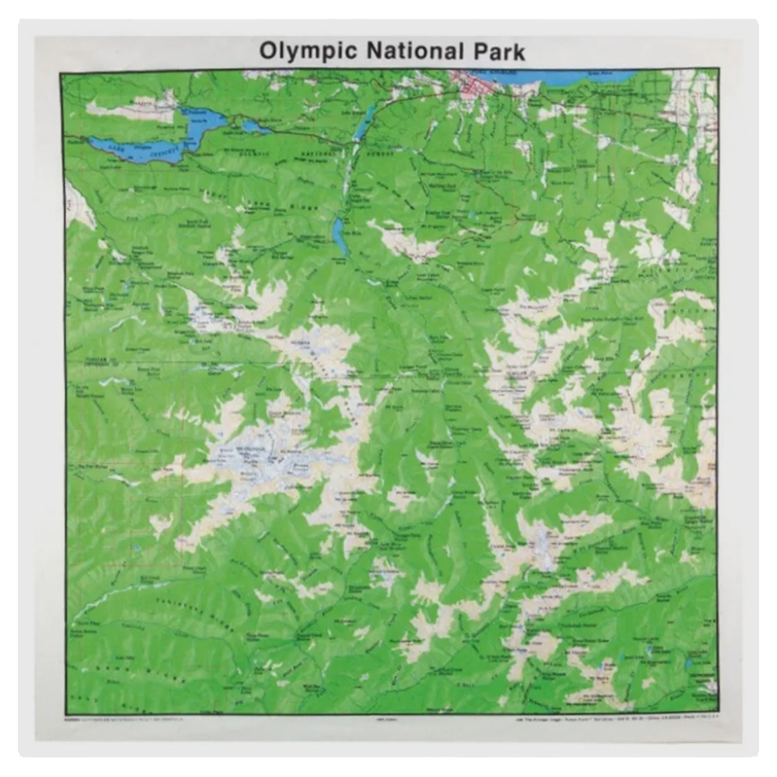 National Park & Forest Map Bandanas – 25 Options - Wander Together Outfitters