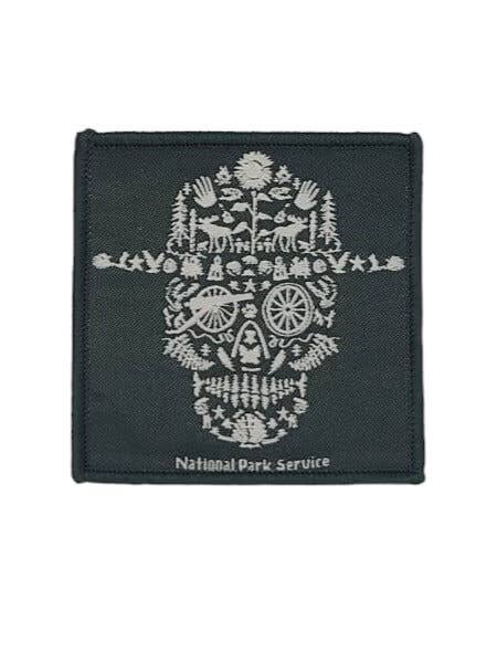 National Park Service Skull Iron On Patch – Ranger Tribute - Wander Together Outfitters