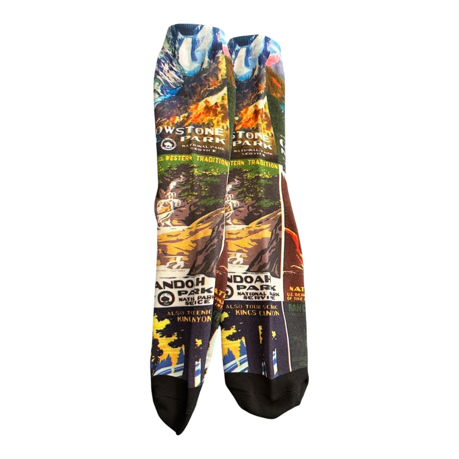 National Park Vintage Themed Unisex Socks - Wander Together Outfitters