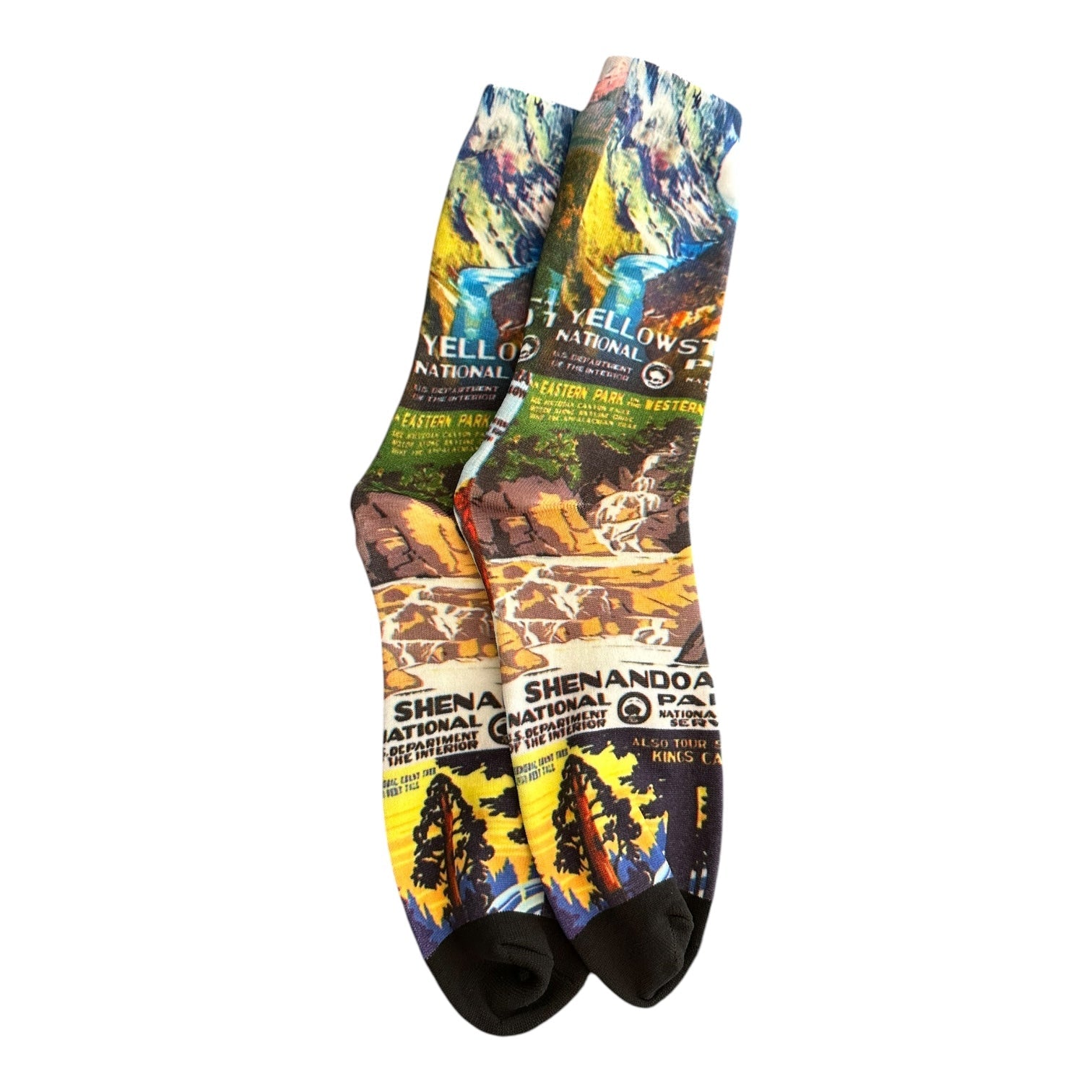 National Park Vintage Themed Unisex Socks - Wander Together Outfitters