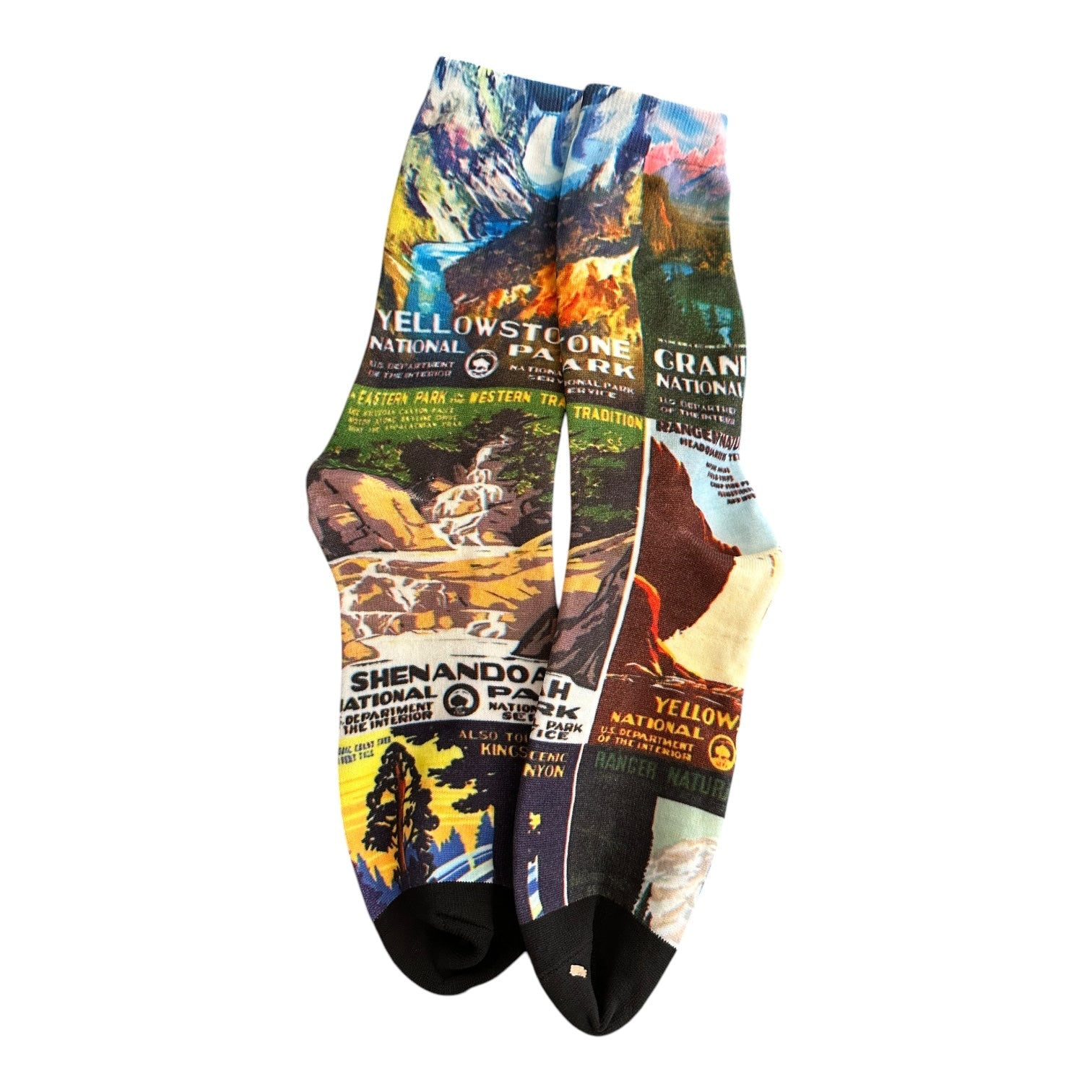 National Park Vintage Themed Unisex Socks - Wander Together Outfitters