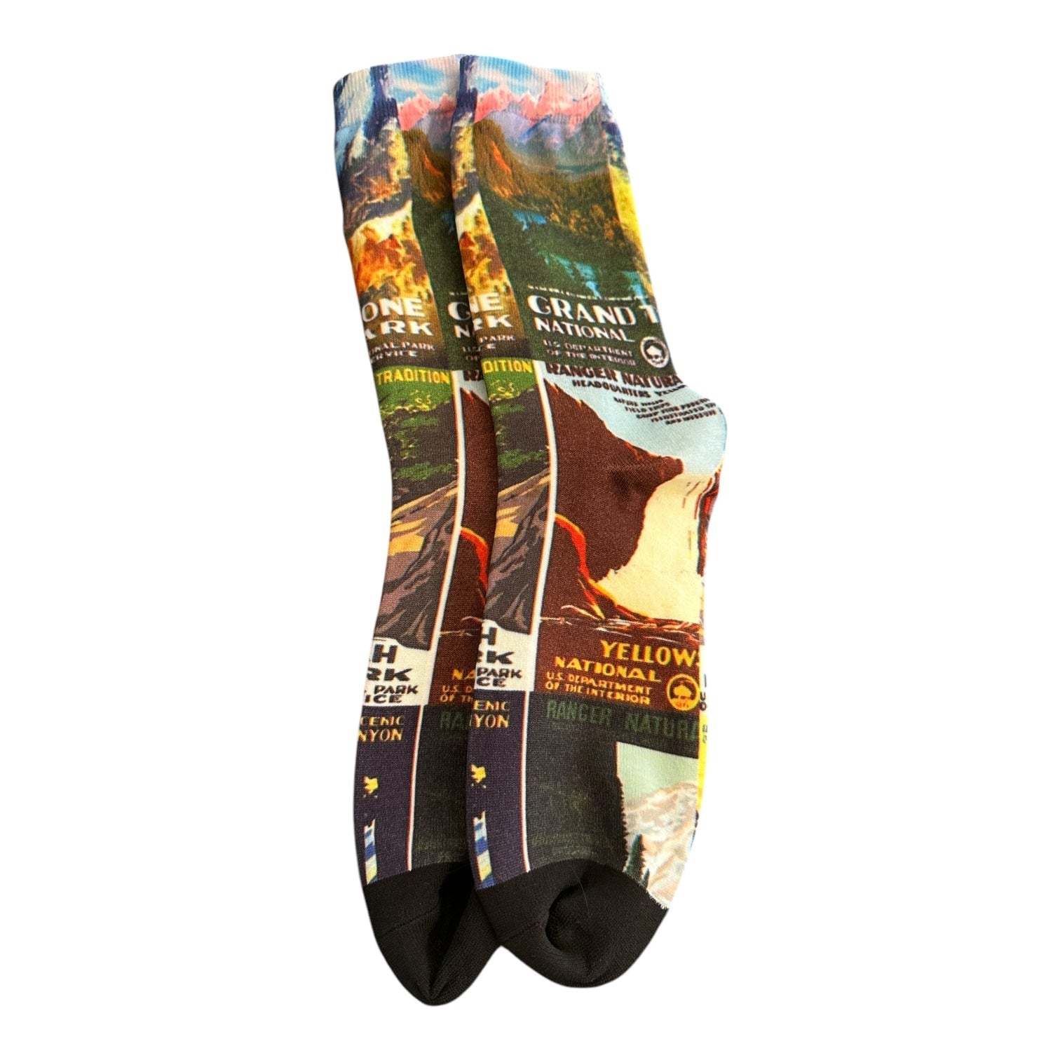 National Park Vintage Themed Unisex Socks - Wander Together Outfitters