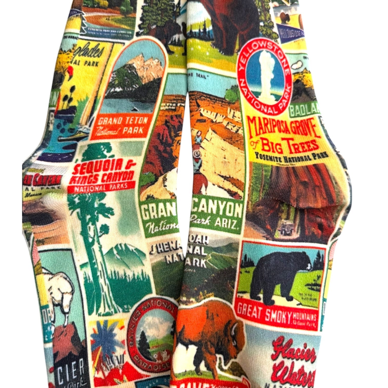 National Park Vintage Themed Unisex Socks - Wander Together Outfitters