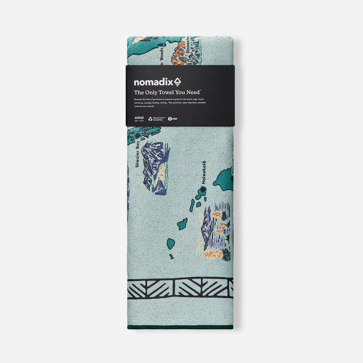 National Parks and Monuments Map Quick Dry Original Towel - Wander Together Outfitters