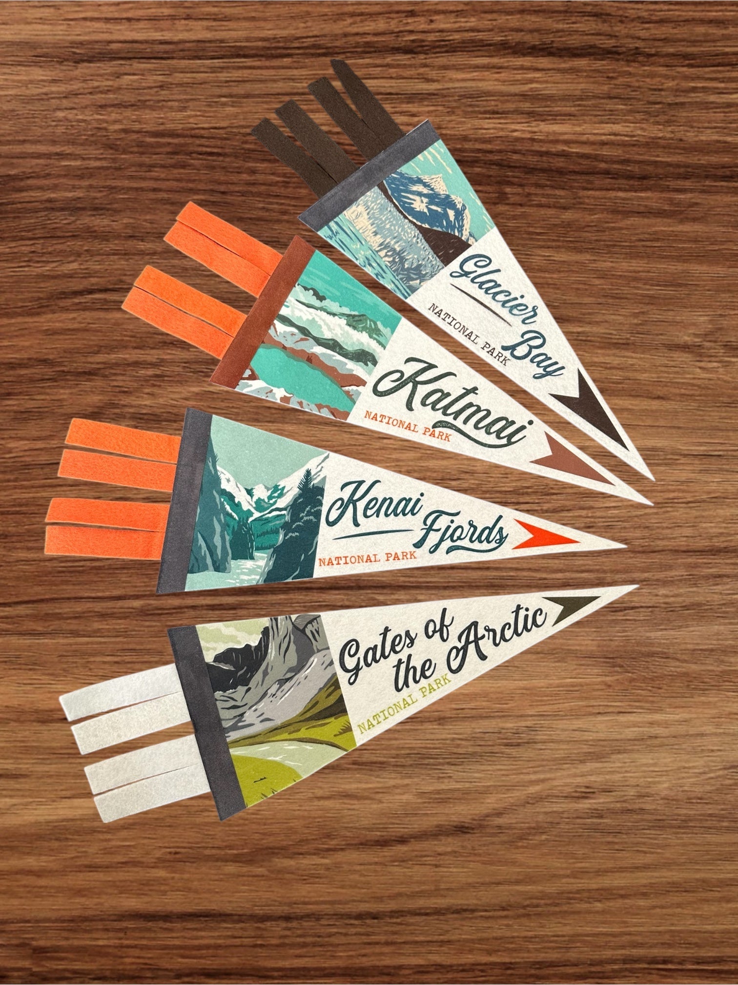 National Parks and Trails Mini Felt Pennants – Collect Them All! - Wander Together Outfitters