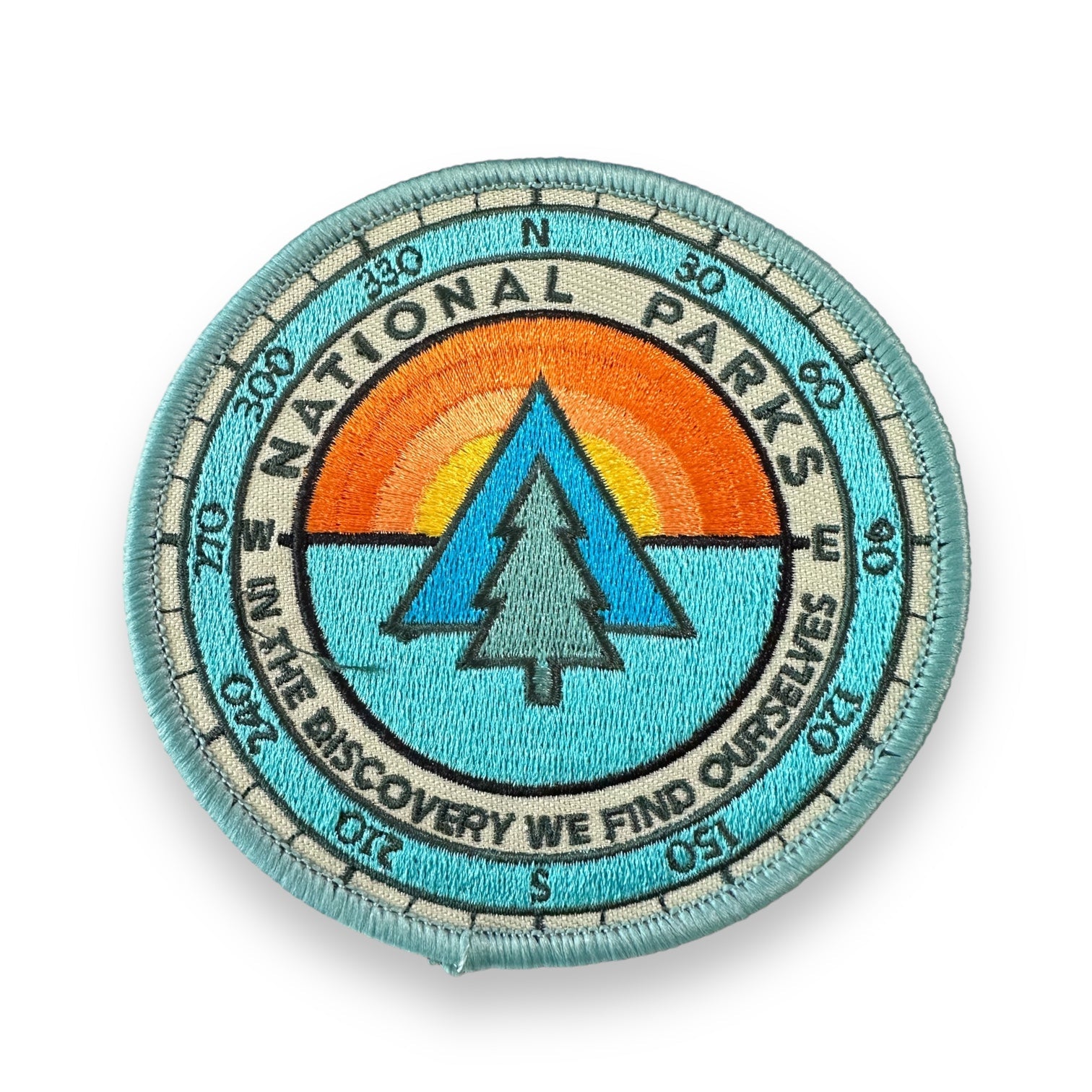 “National Parks: In the Discovery We Find Ourselves” Iron On Patch - Wander Together Outfitters