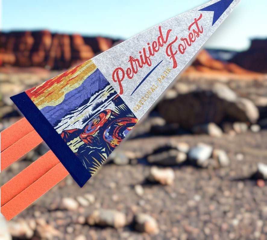 National Parks Mini Felt Pennants – Collect Them All - Wander Together Outfitters