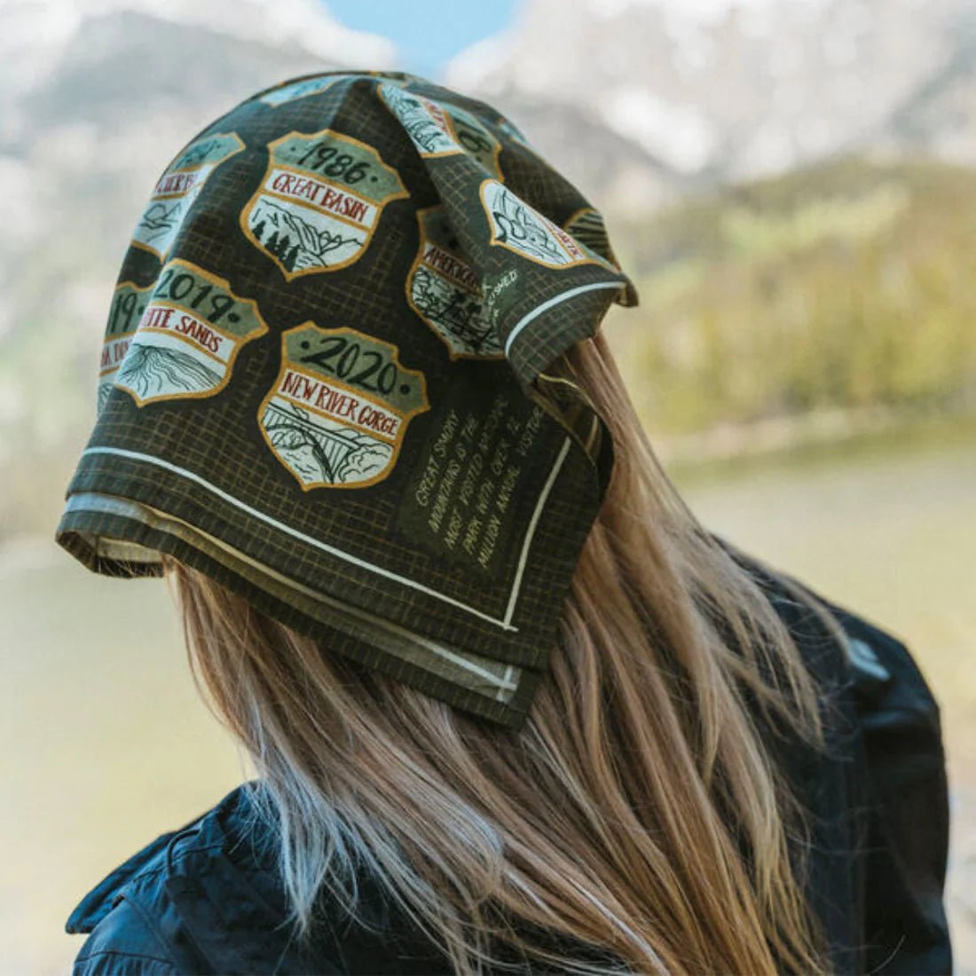 National Parks Pattern Bandana - Wander Together Outfitters