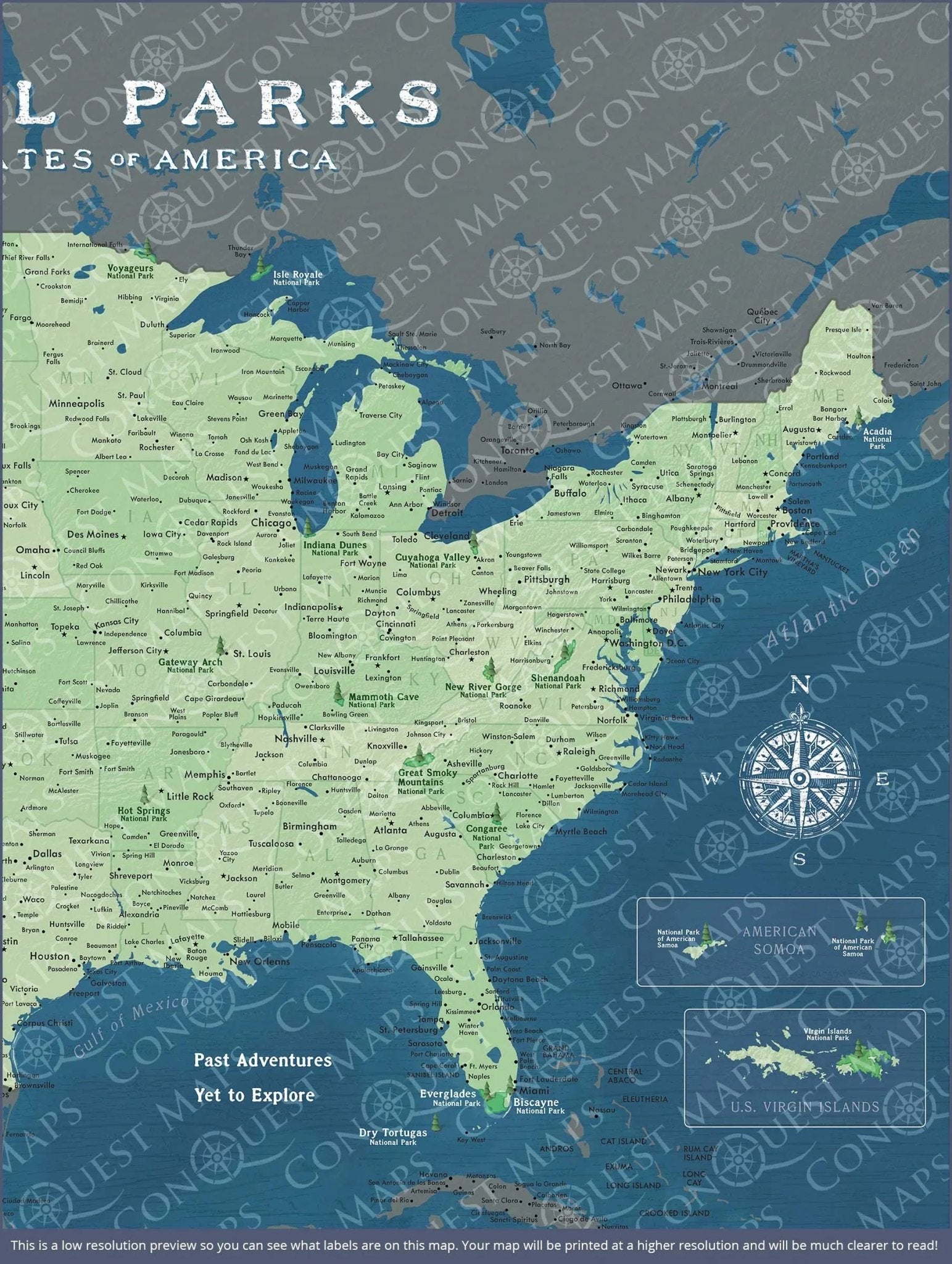 National Parks Push Pin Map Pin Board - Pins Included! - Wander Together Outfitters