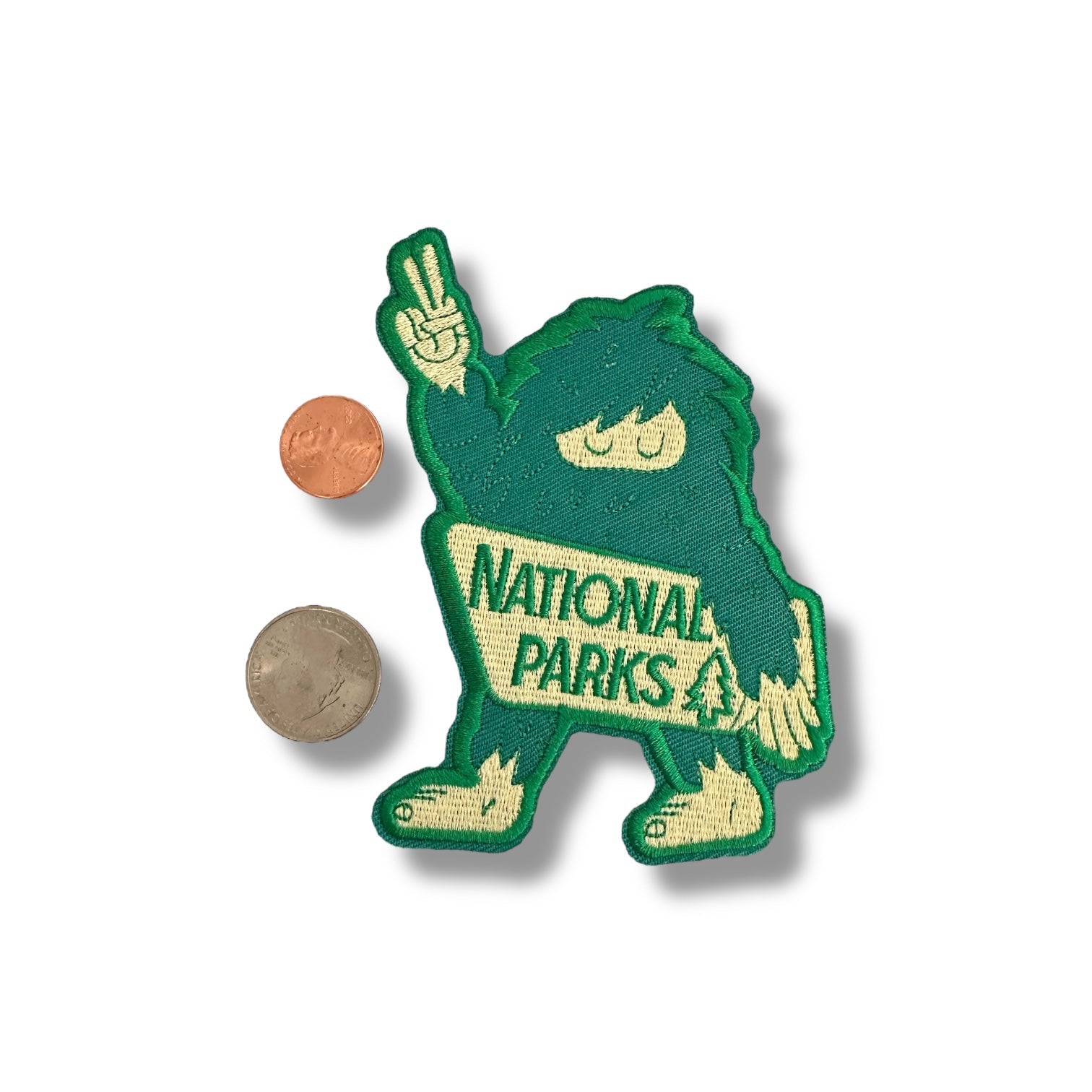 National Parks Sasquatch Bigfoot Large Iron On Patch - Wander Together Outfitters