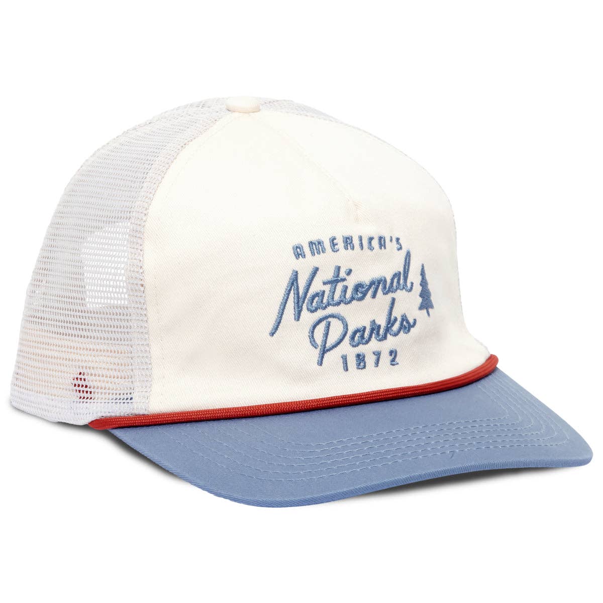 National Parks Unisex Trucker Snapback Caps (Cream or Spruce Green) - Wander Together Outfitters