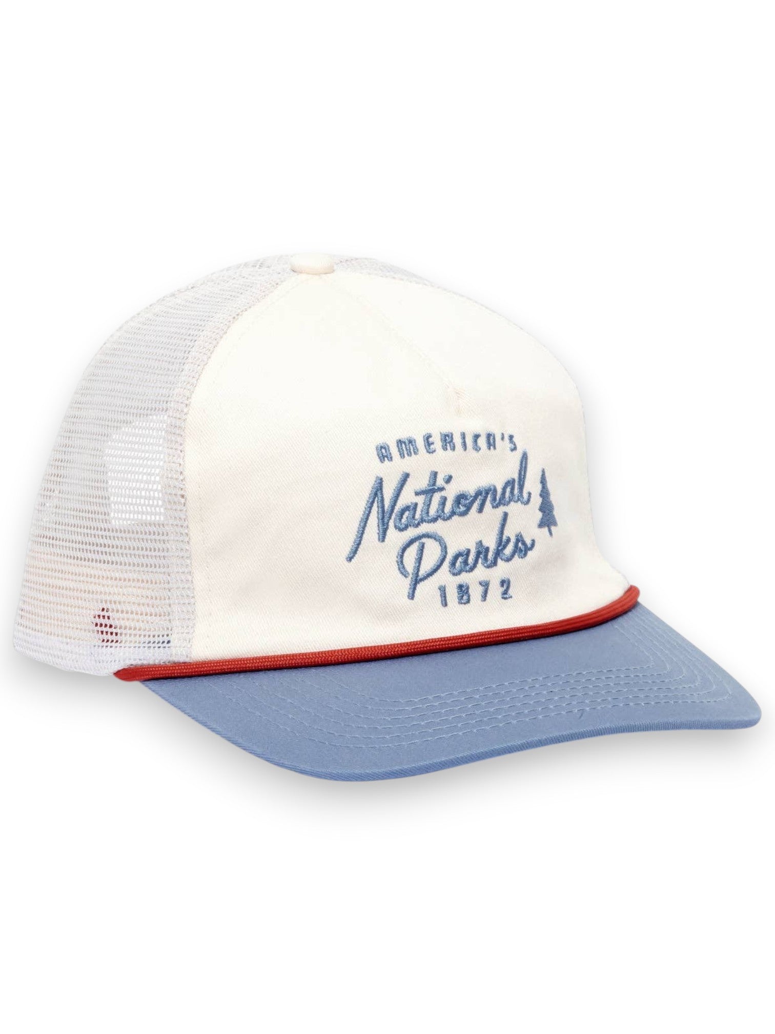 National Parks Unisex Trucker Snapback Caps (Cream or Spruce Green) - Wander Together Outfitters