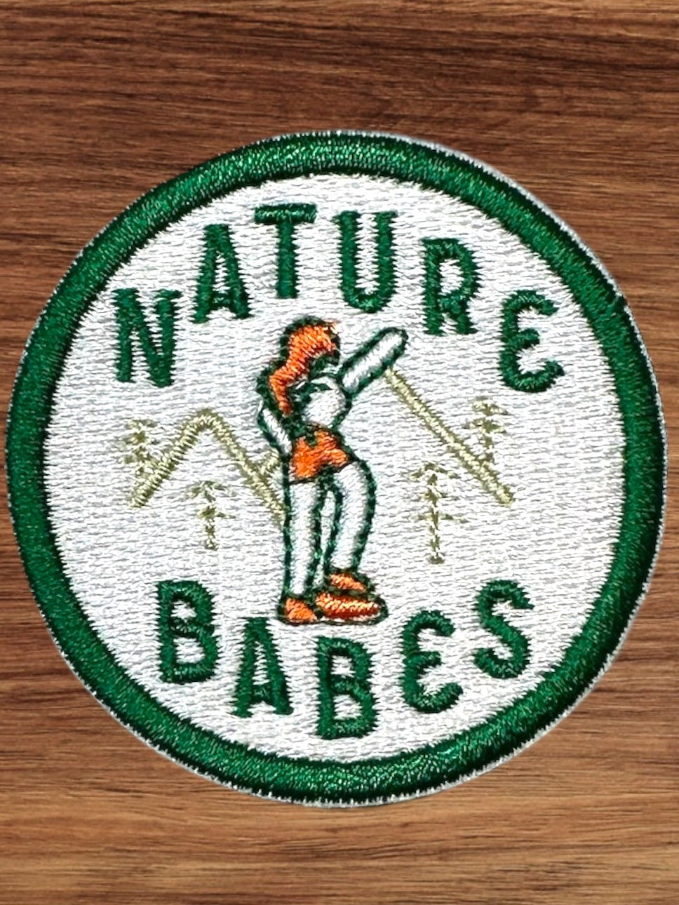 “Nature Babes” Embroidered Iron On Patch - Wander Together Outfitters