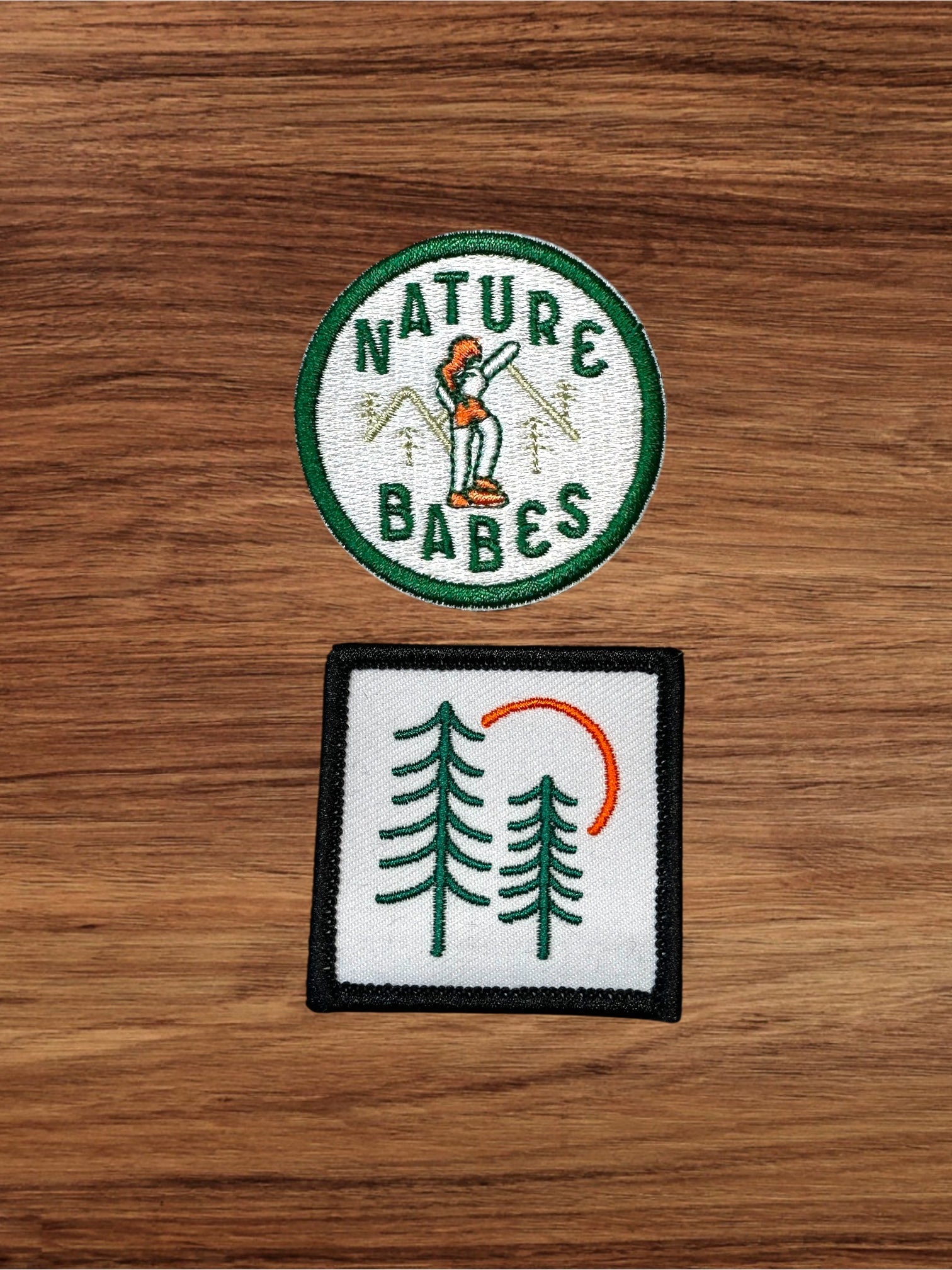 “Nature Babes” Embroidered Iron On Patch - Wander Together Outfitters