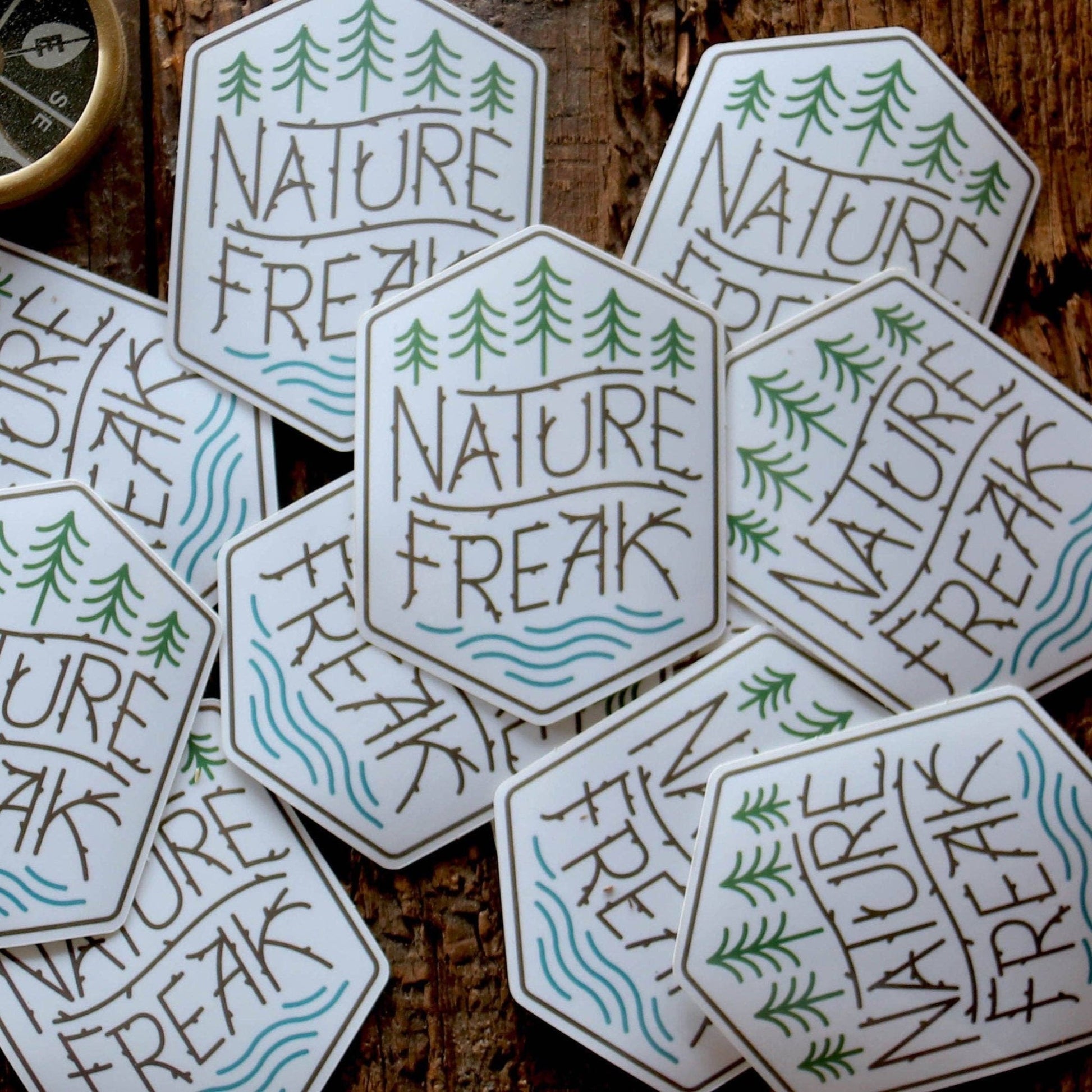 "Nature Freak" Vinyl Sticker - Wander Together Outfitters