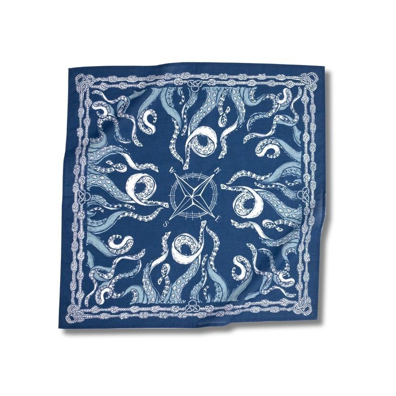 Nautilus Blue Mythical Bandana No.70 - Wander Together Outfitters