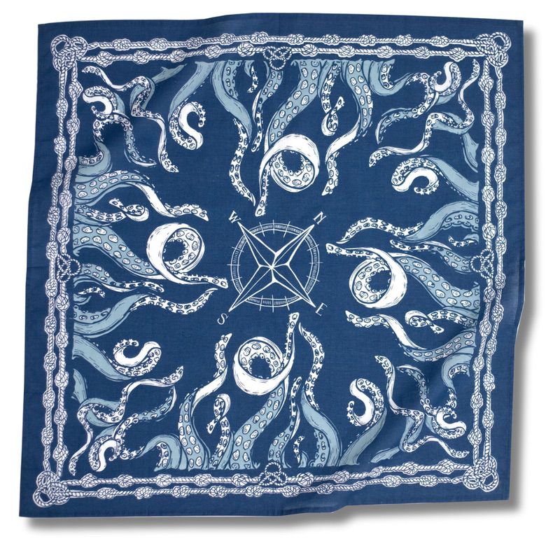Nautilus Blue Mythical Bandana No.70 - Wander Together Outfitters