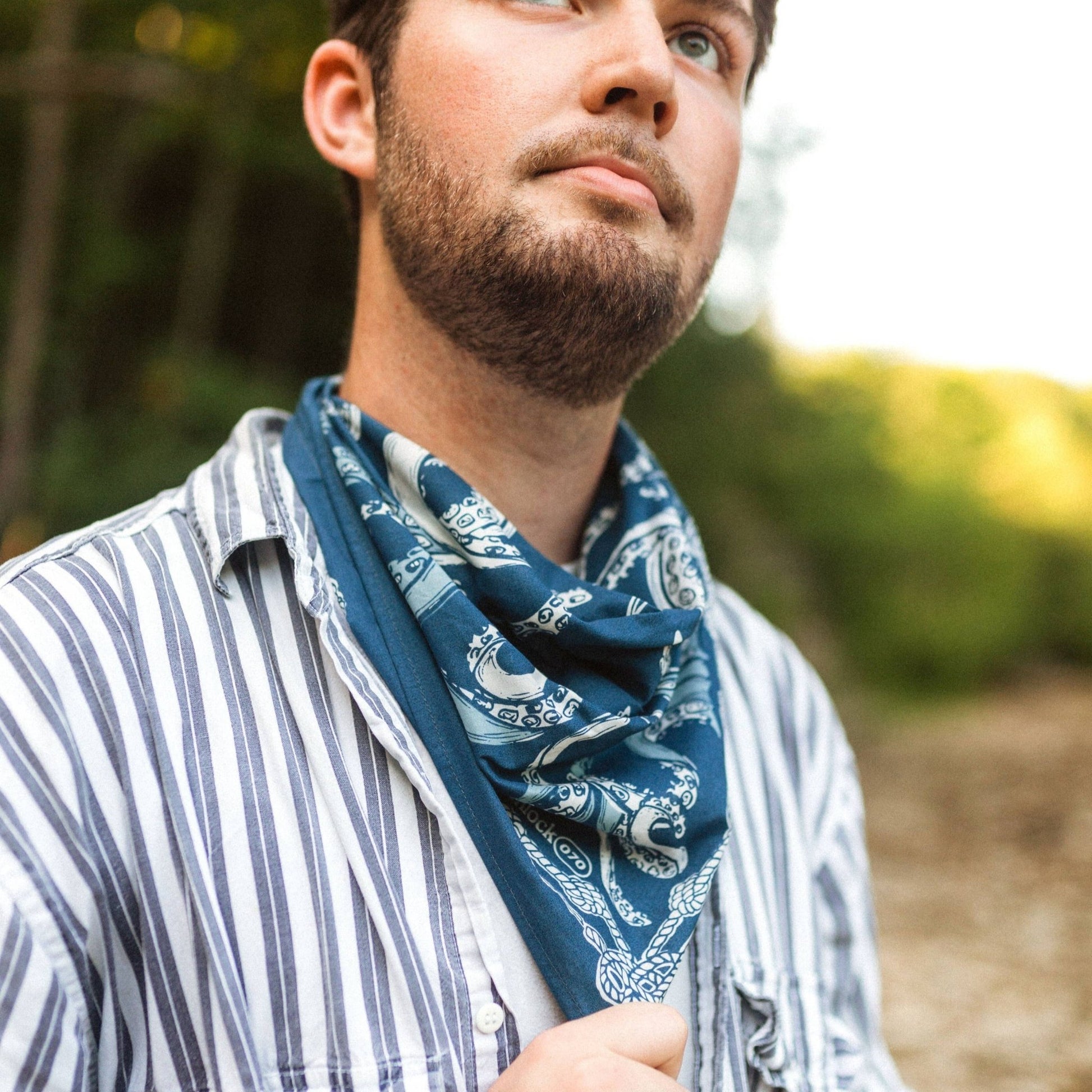 Nautilus Blue Mythical Bandana No.70 - Wander Together Outfitters