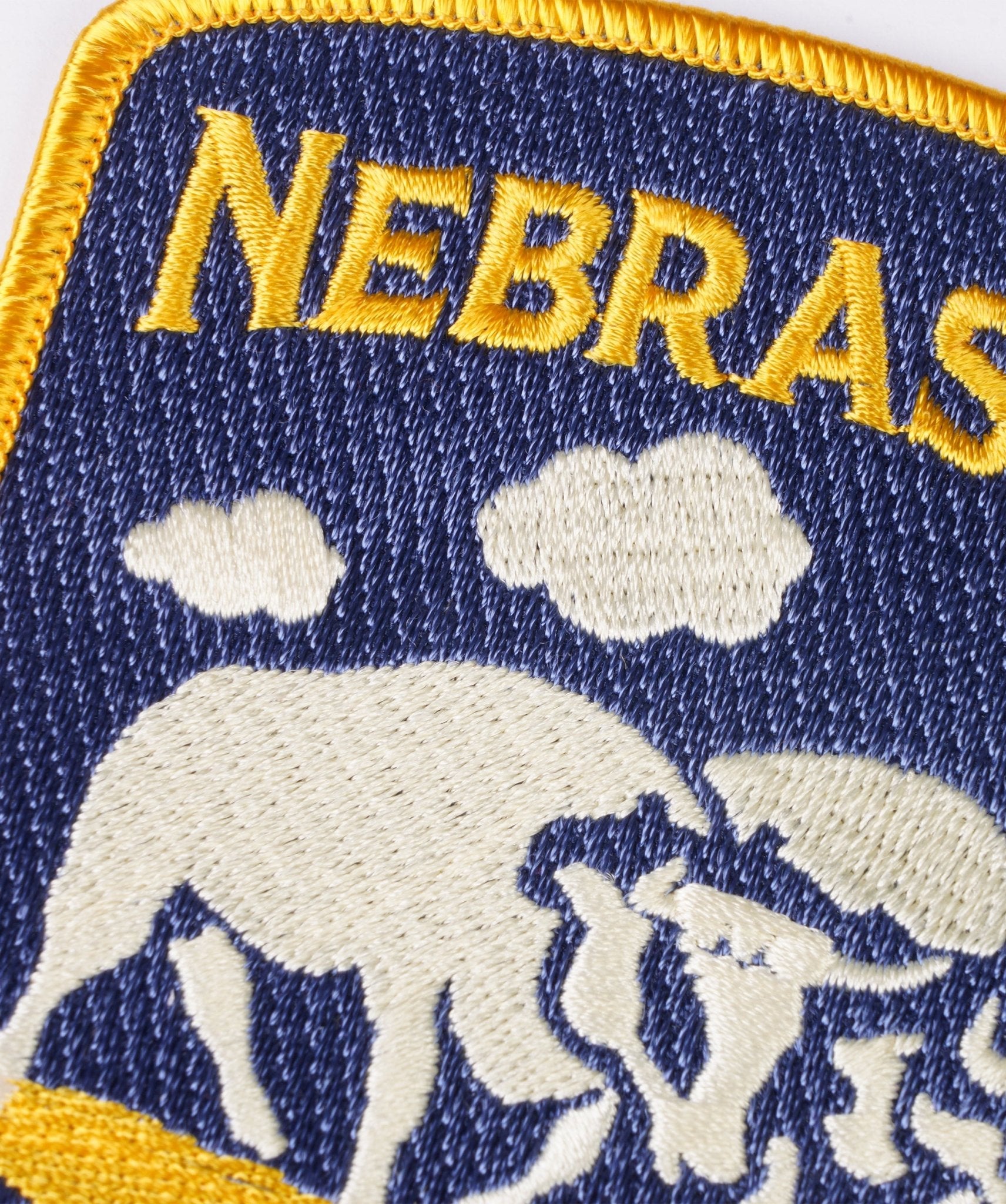 Nebraska Embroidered Patch - Wander Together Outfitters