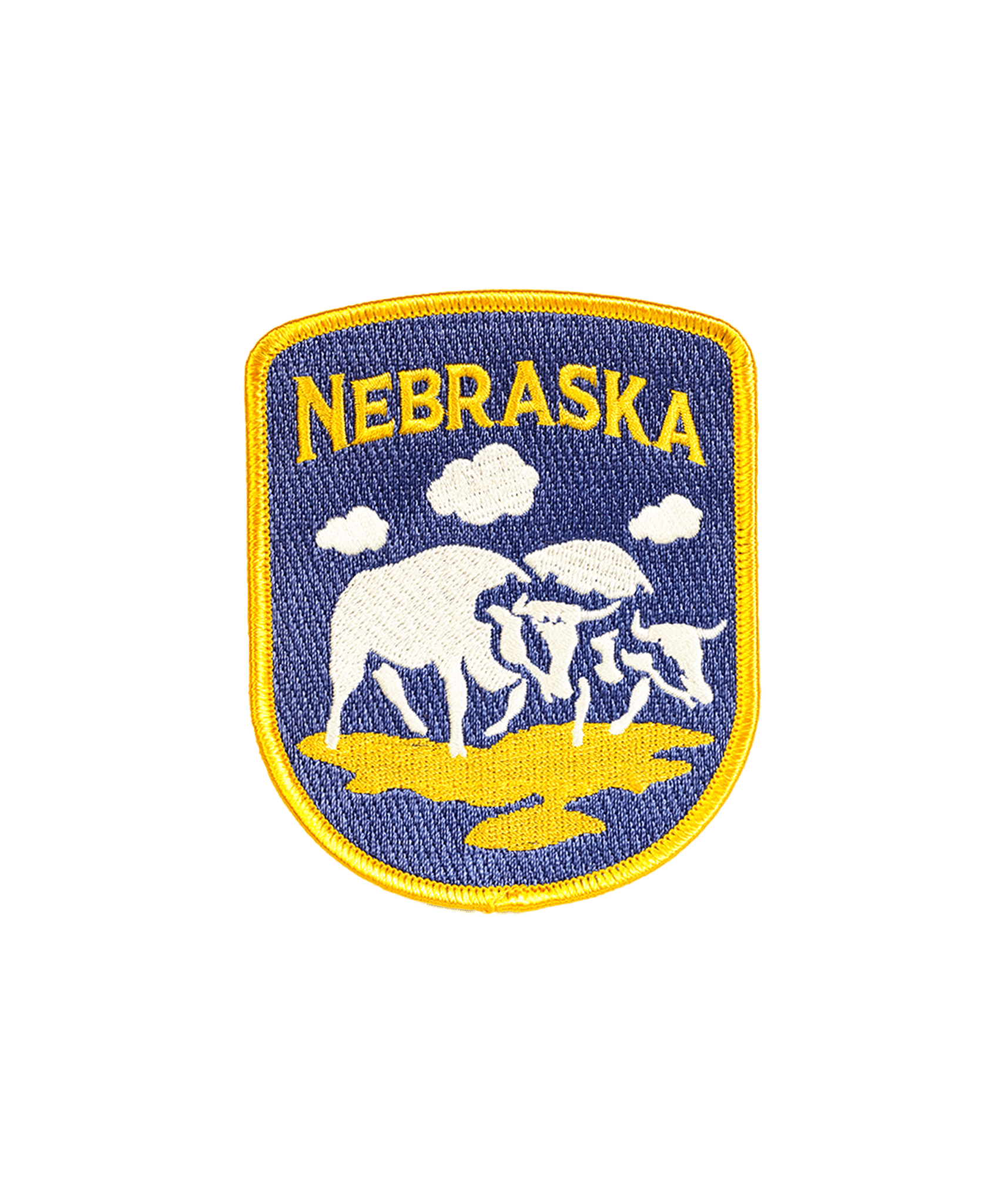 Nebraska Embroidered Patch - Wander Together Outfitters