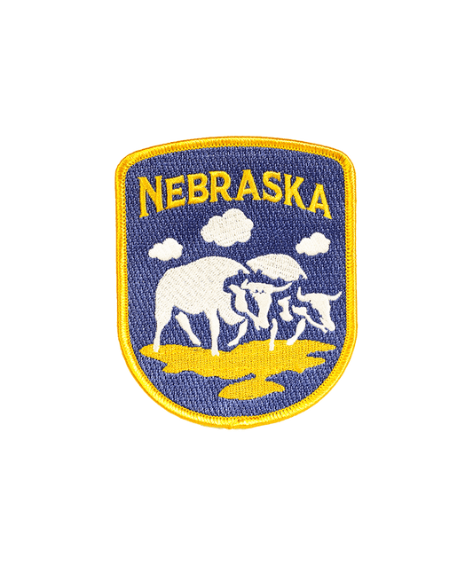 Nebraska Embroidered Patch - Wander Together Outfitters