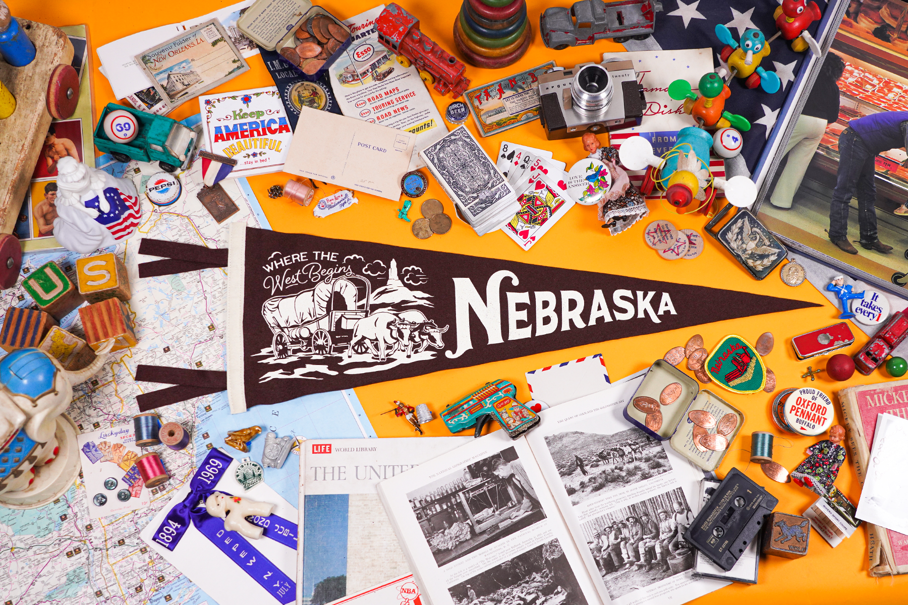 Nebraska Pennant - Wander Together Outfitters