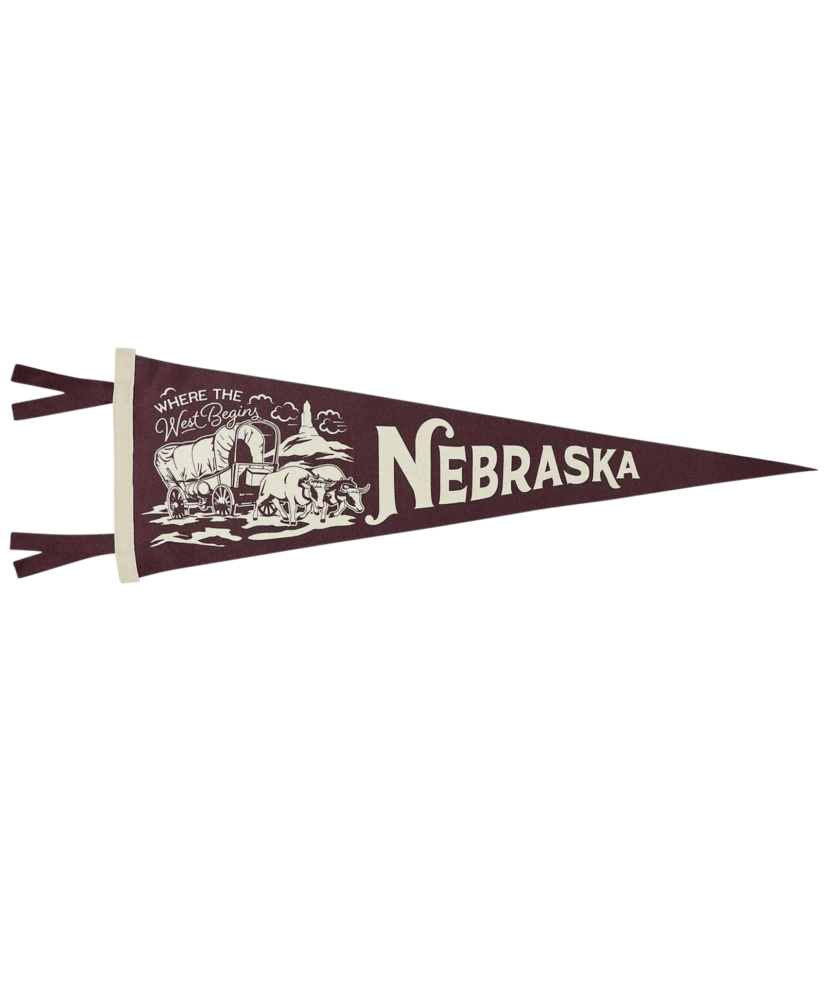 Nebraska Pennant - Wander Together Outfitters