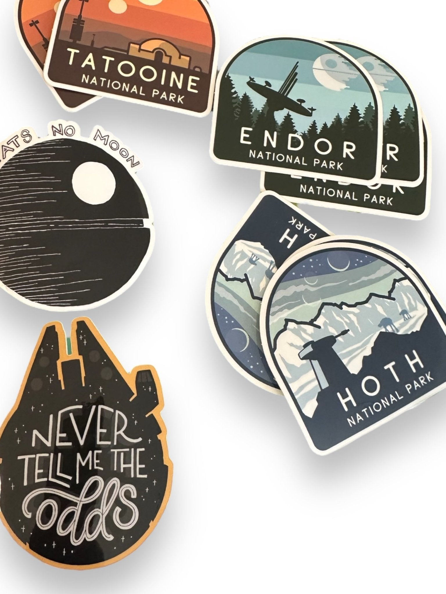 “Never Tell Me The Odds” Vinyl Sticker - Wander Together Outfitters
