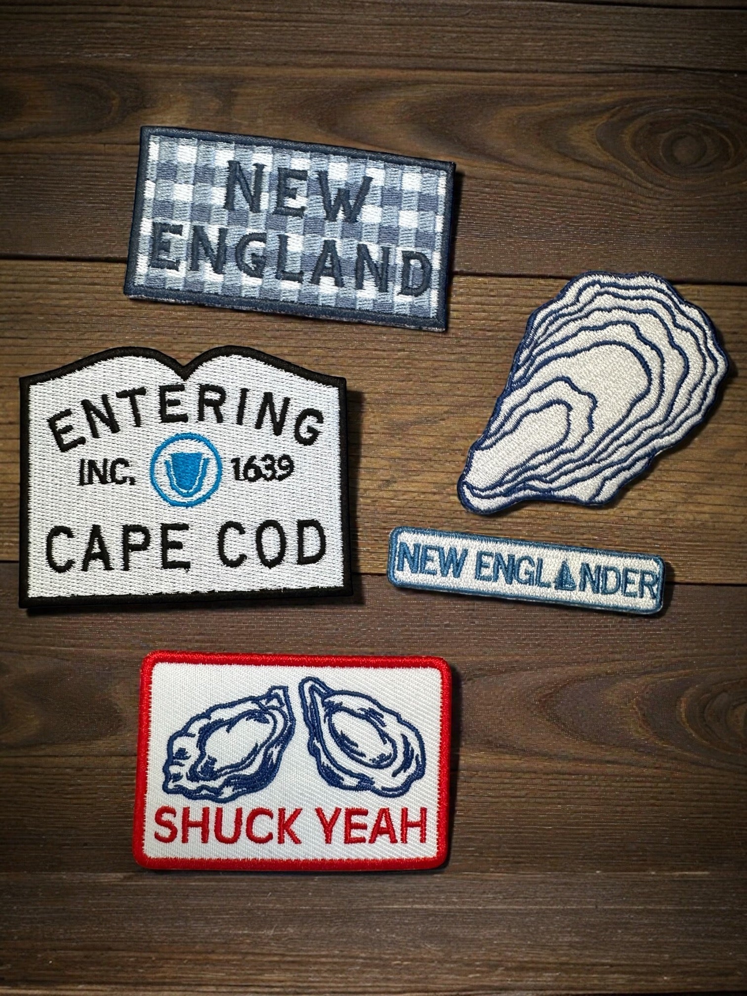 "New England" Large Gingham Patch - Wander Together Outfitters