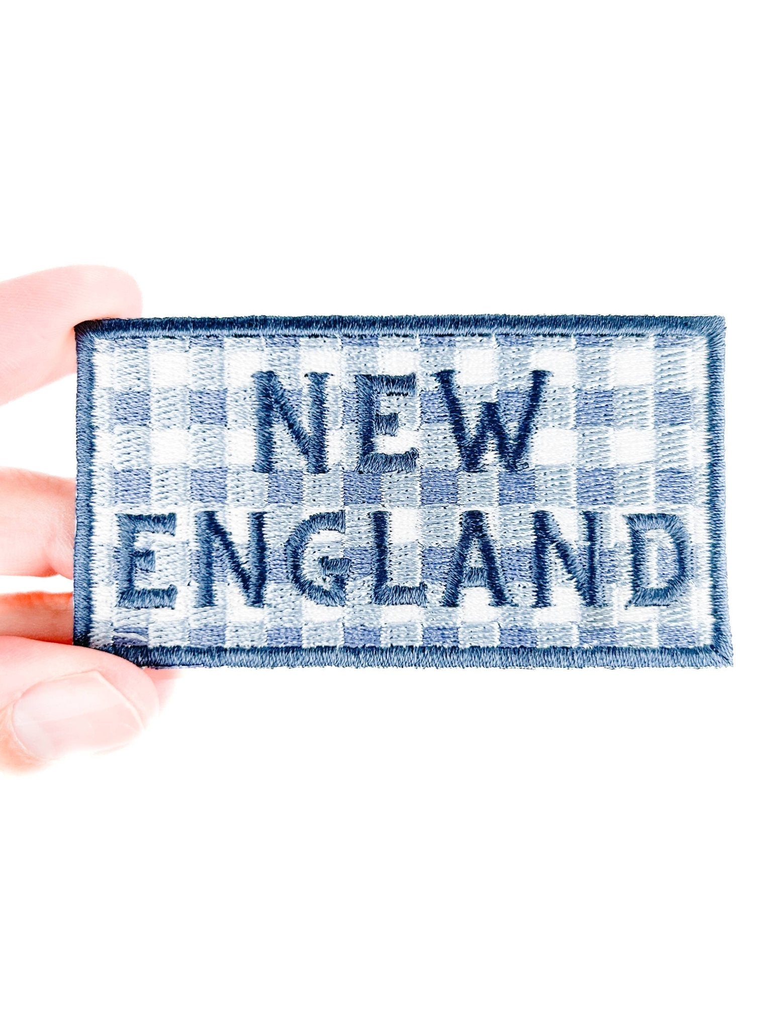 "New England" Large Gingham Patch - Wander Together Outfitters