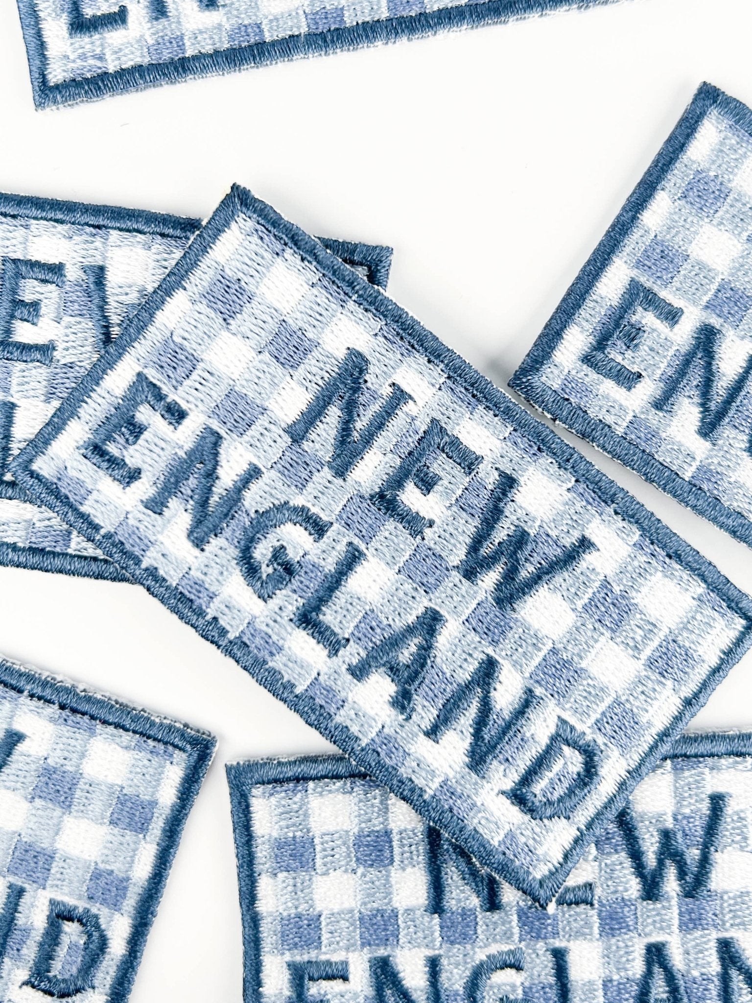 "New England" Large Gingham Patch - Wander Together Outfitters