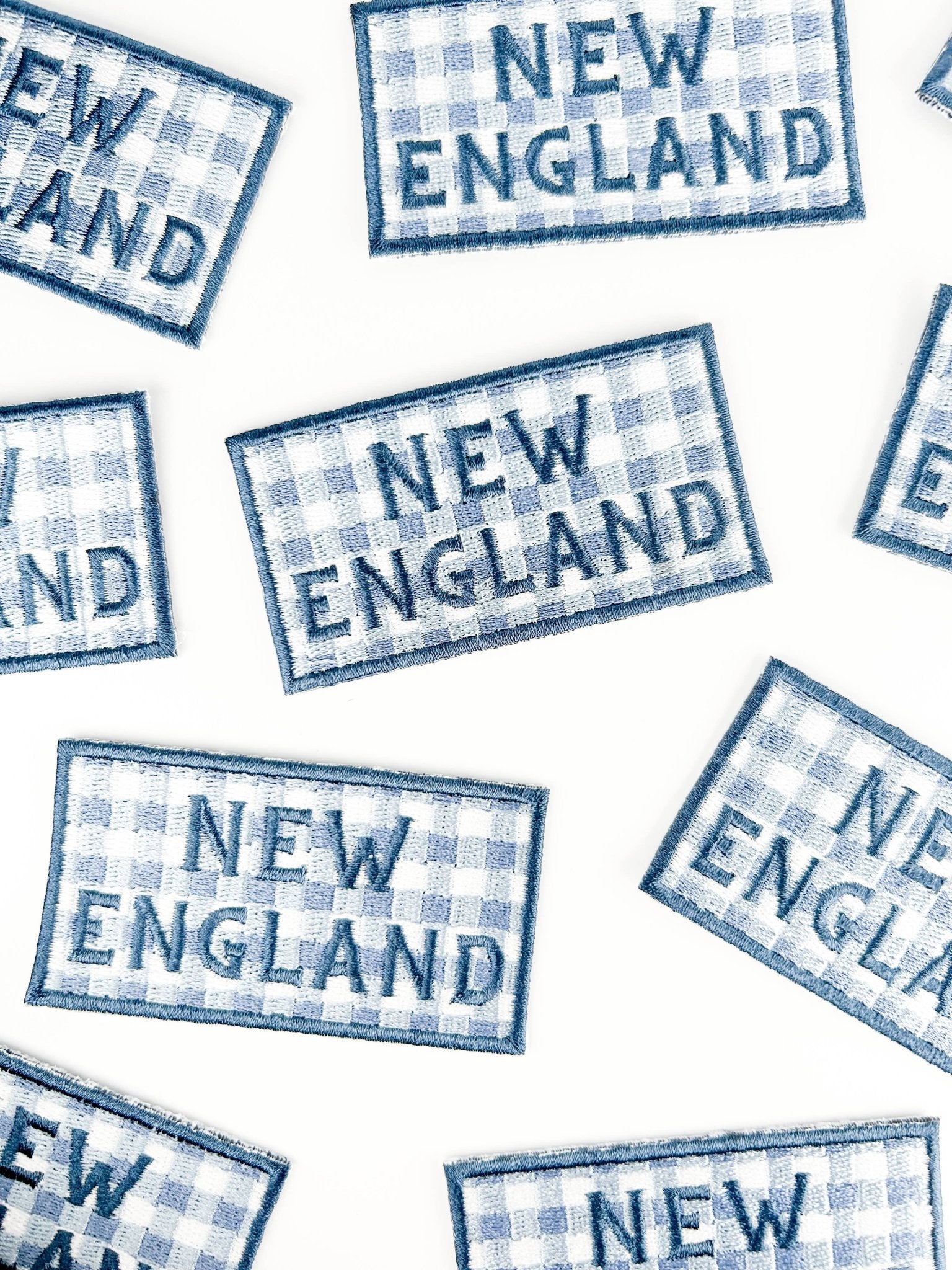 "New England" Large Gingham Patch - Wander Together Outfitters