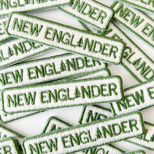 "New Englander" Embroidered Iron - On Patch New England - Wander Together Outfitters