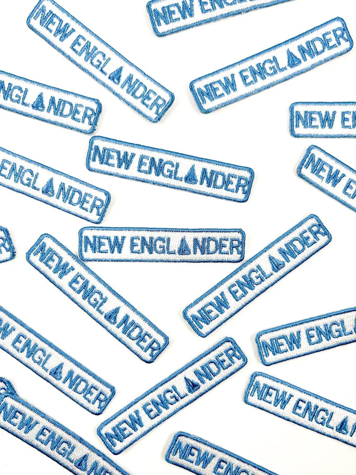 "New Englander" Embroidered Iron - On Patch New England (Green or - Wander Together Outfitters