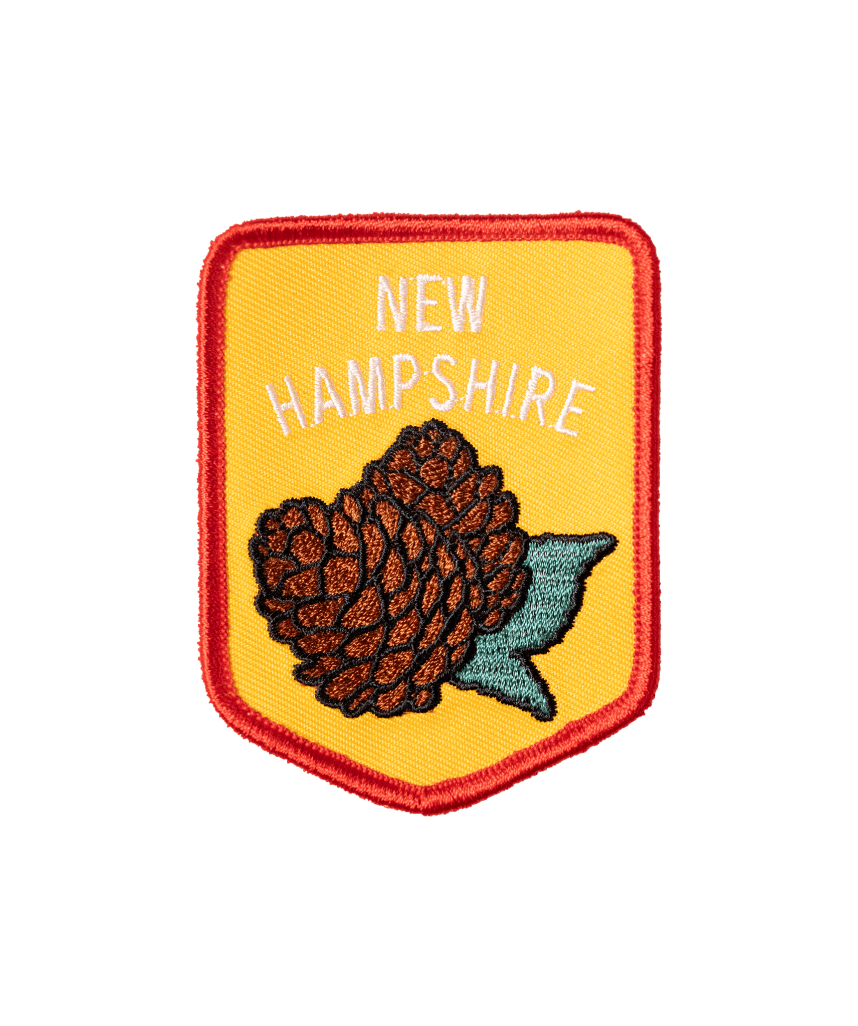New Hampshire Embroidered Patch - Wander Together Outfitters