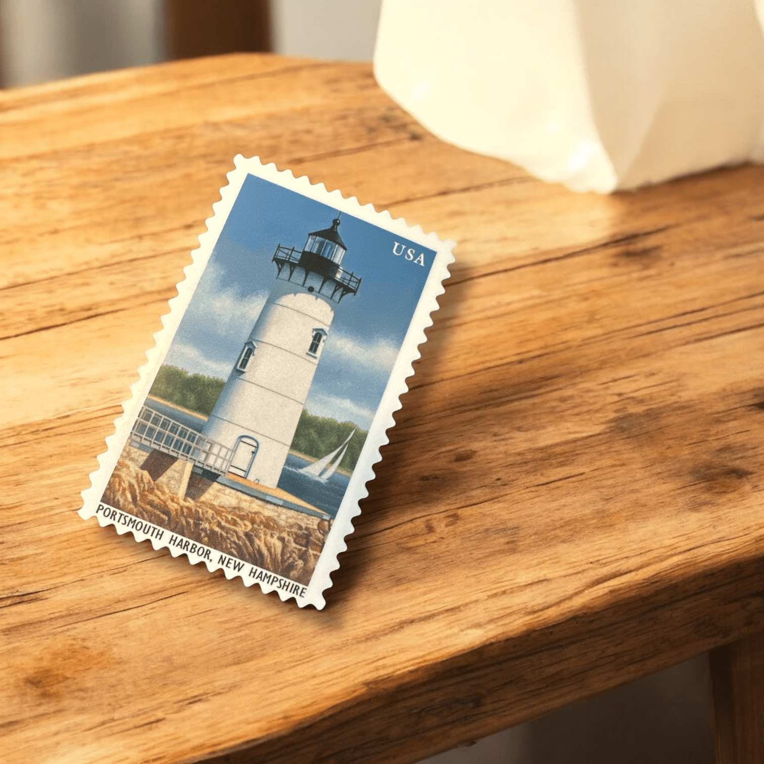 New Hampshire Portsmouth Harbor Lighthouse Laptop Sticker - Wander Together Outfitters