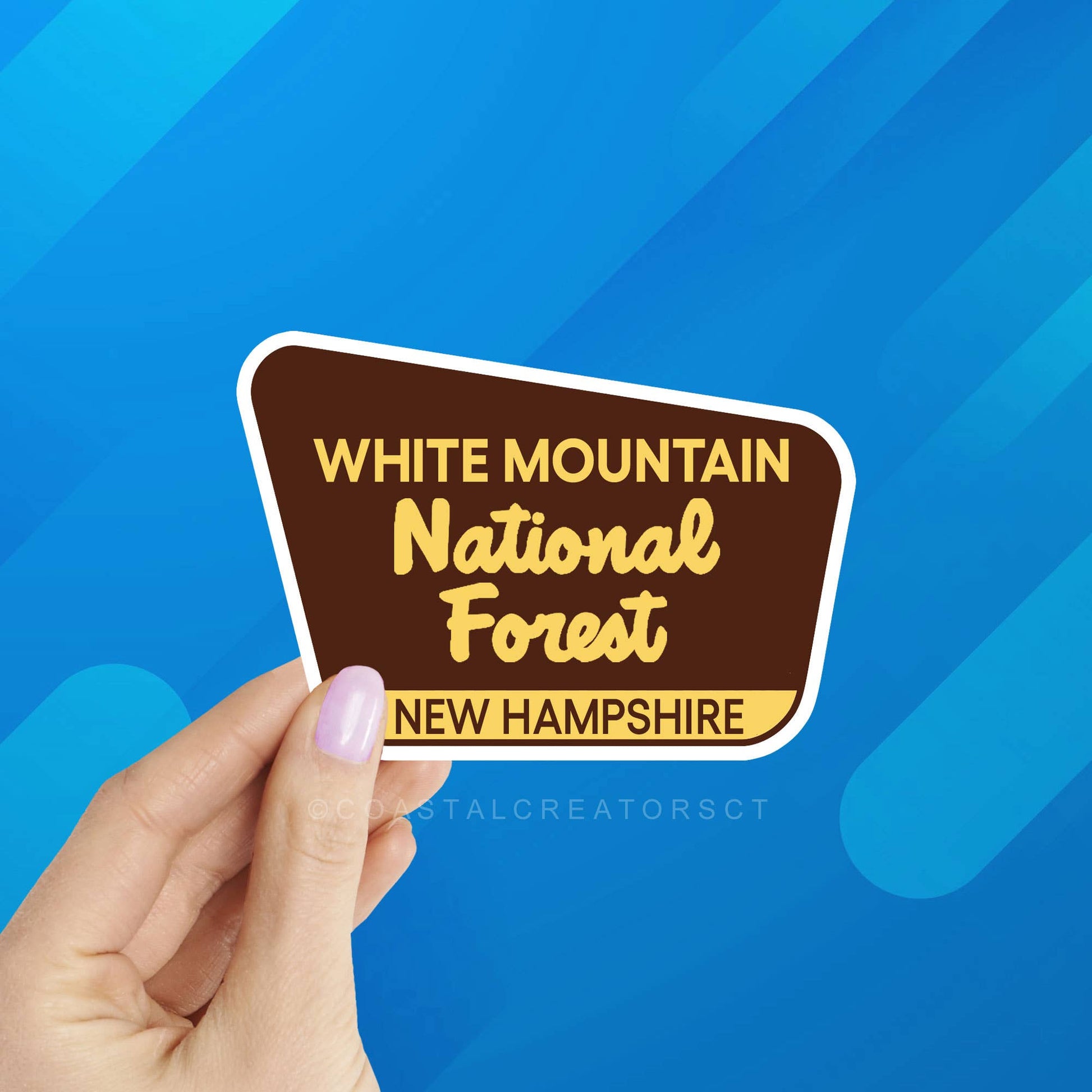New Hampshire Sticker Pack, 4 Full - Size Stickers Per Pack - Wander Together Outfitters