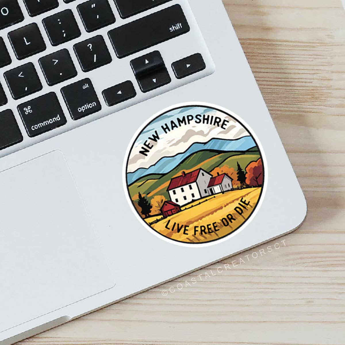 New Hampshire Sticker Pack, 4 Full - Size Stickers Per Pack - Wander Together Outfitters