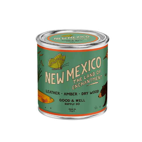 New Mexico State Candle (Amber, Leather, Dry Wood) - Wander Together Outfitters