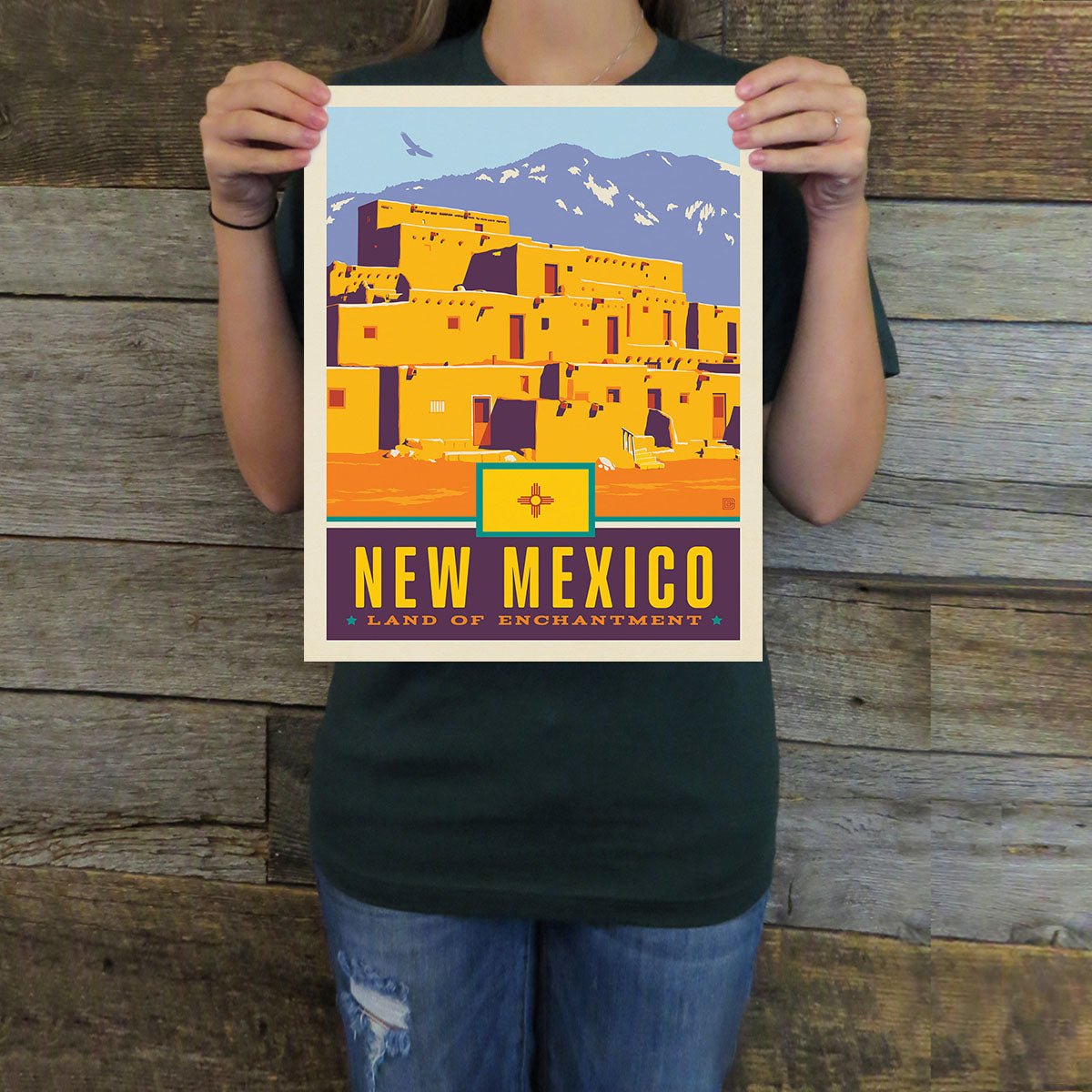 New Mexico (State Pride) Art Print - Wander Together Outfitters