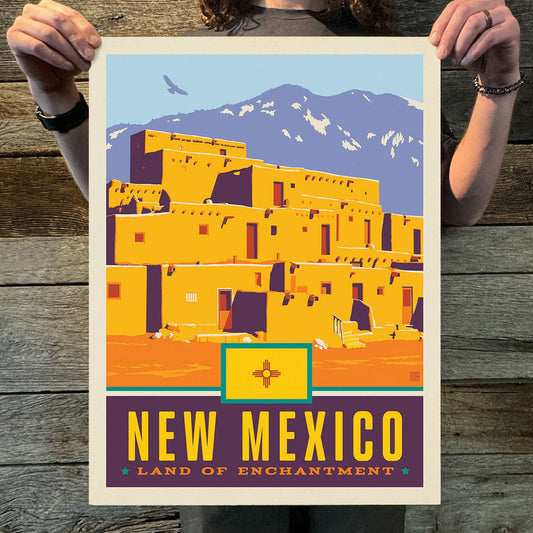 New Mexico (State Pride) Art Print - Wander Together Outfitters