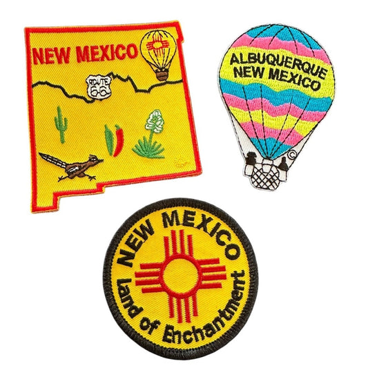 New Mexico Themed Iron On Patches - Wander Together Outfitters