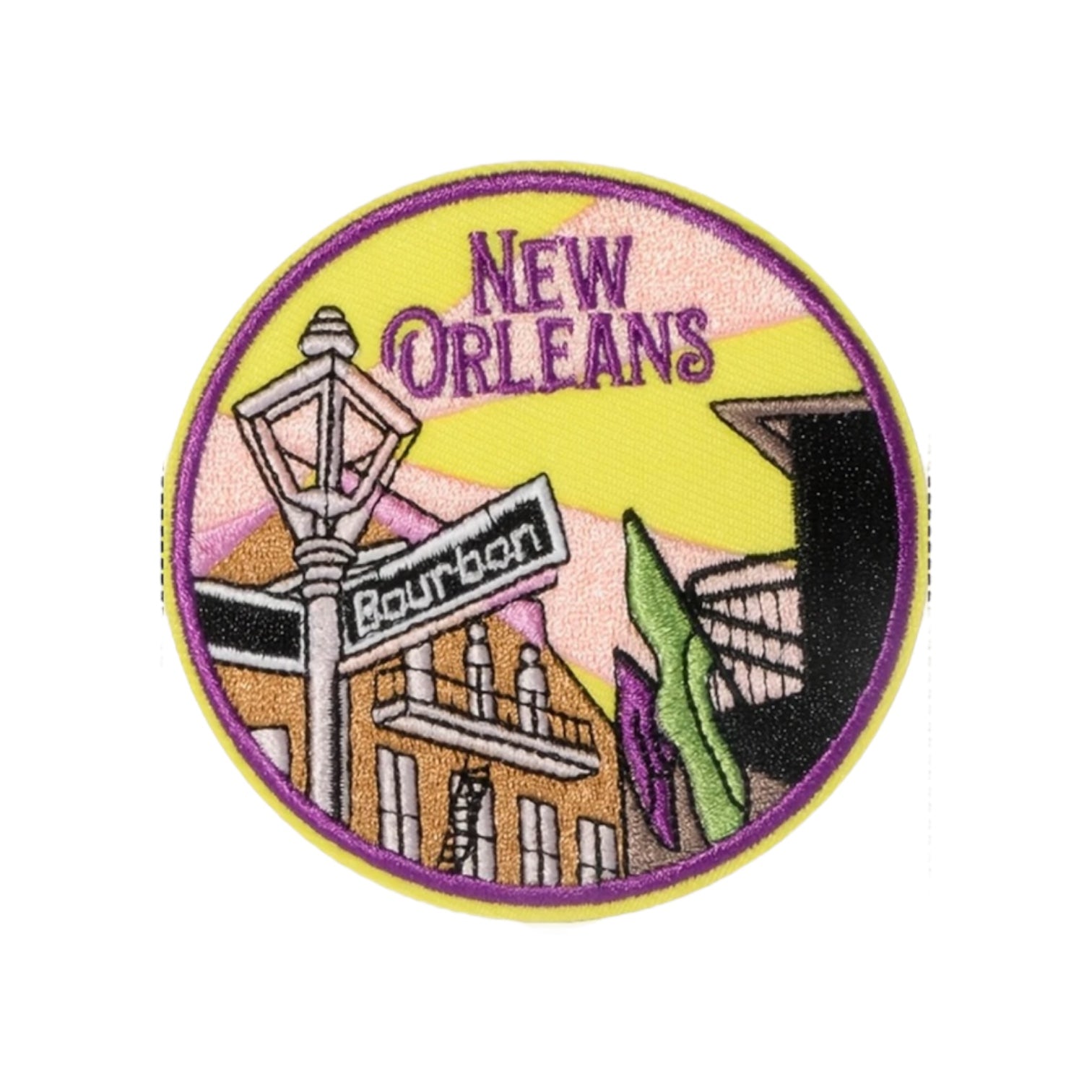 New Orleans Bourbon Street Iron On Patch - Wander Together Outfitters