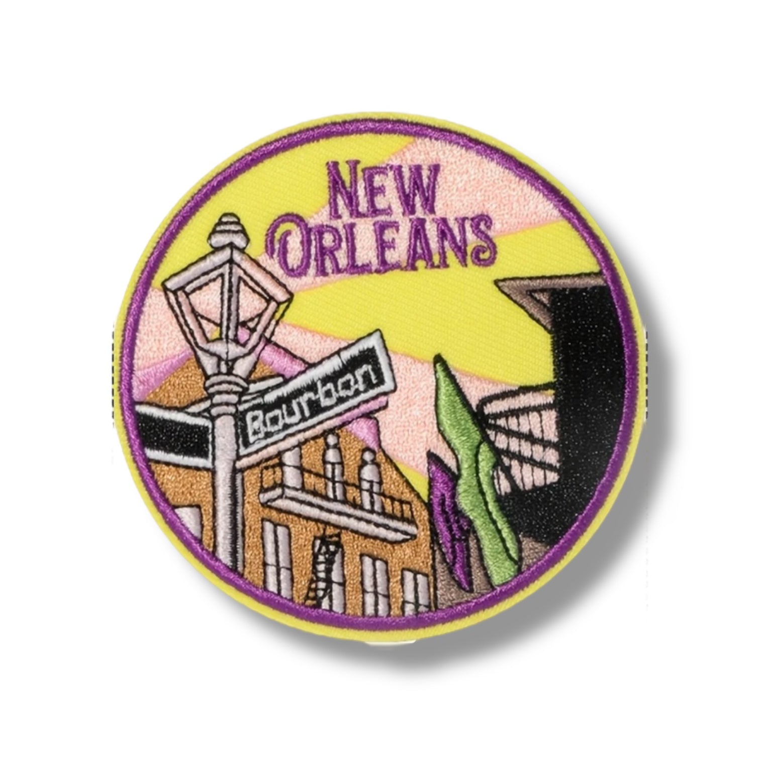New Orleans Bourbon Street Iron On Patch - Wander Together Outfitters